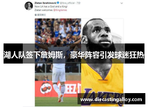 湖人队签下詹姆斯，豪华阵容引发球迷狂热